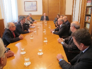 El presidente Lesmes reunido con la Sala de Gobierno del Tribunal Superior de Justicia de Cataluña